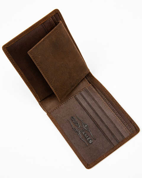 Image #3 - Cody James Men's Americana Bi-Fold Wallet, Brown, hi-res