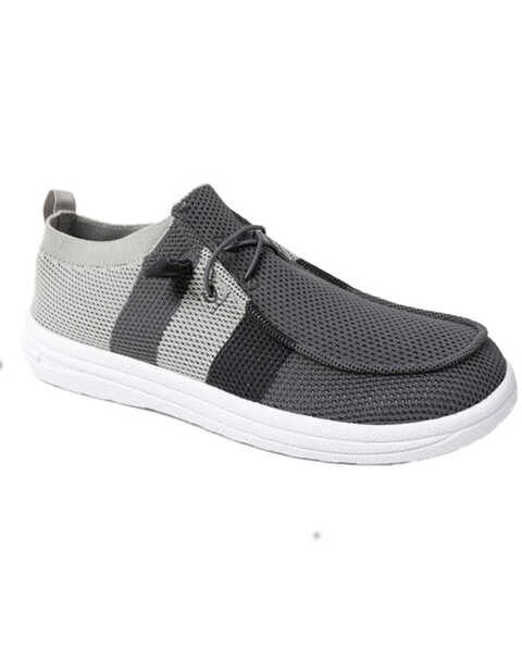 Image #1 - Lamo Footwear Men's Michael Casual Shoes - Moc Toe, Grey, hi-res