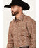 Image #2 - Stetson Men's Floral Paisley Print Long Sleeve Snap Western Shirt, Brown, hi-res