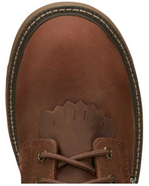 Image #4 - Justin Men's Rush Lacer Work Boots - Soft Toe, Brown, hi-res