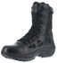 Reebok Women's Rapid Response 8" Work Boots - Round Toe, Black, hi-res