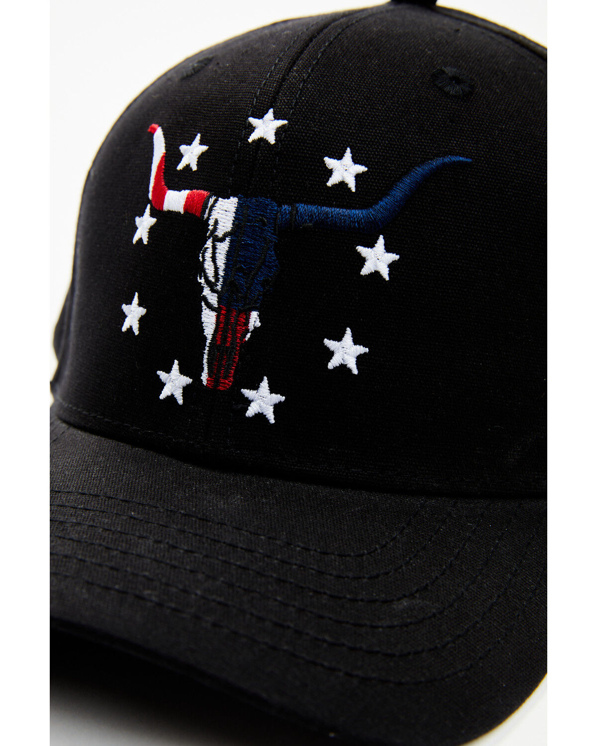 Image #2 - Cody James Men's Ranger American Longhorn Ball Cap, Navy, hi-res
