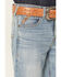 Image #2 - Ariat Boys' B4 Jones Light Wash Relaxed Bootcut Stretch Denim Jeans, Light Wash, hi-res
