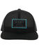 Image #3 - Hooey Men's Doc Logo Patch Trucker Cap, Black, hi-res