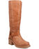 Image #1 - Dingo Women's Casbah Tall Fashion Boots - Round Toe, Tan, hi-res