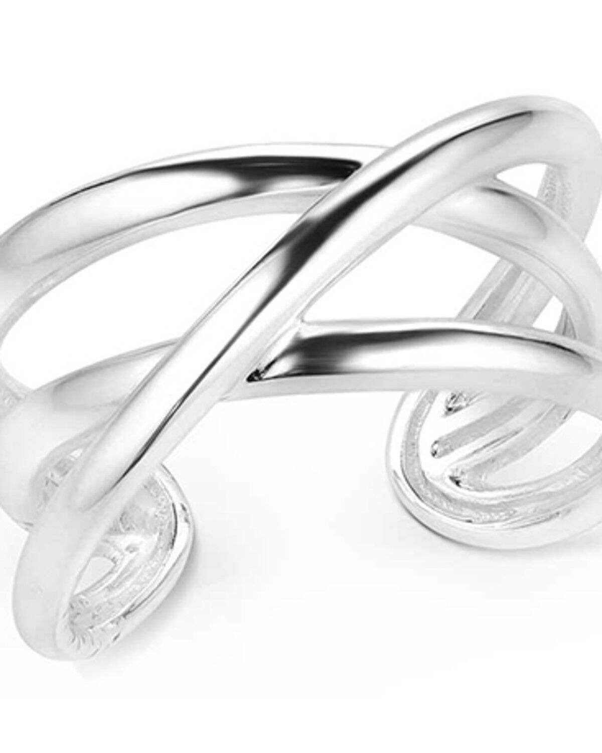 Image #1 - Montana Silversmiths Women's Wrapped In Silver Ring, Silver, hi-res