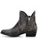 Image #2 - Circle G Women's Short Western Boots - Round Toe, Black, hi-res