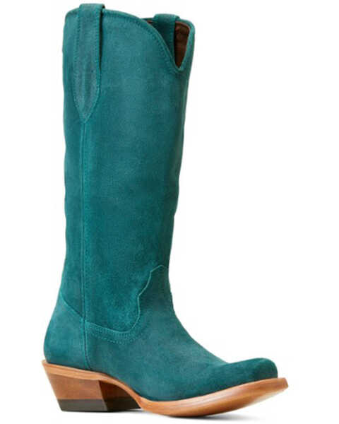 Image #1 - Ariat Women's Memphis Western Boots - Square Toe, Blue, hi-res