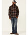 Pendleton Men's Brown & Turquoise Canyon Large Plaid Long Sleeve Snap Western Flannel Shirt , Brown, hi-res