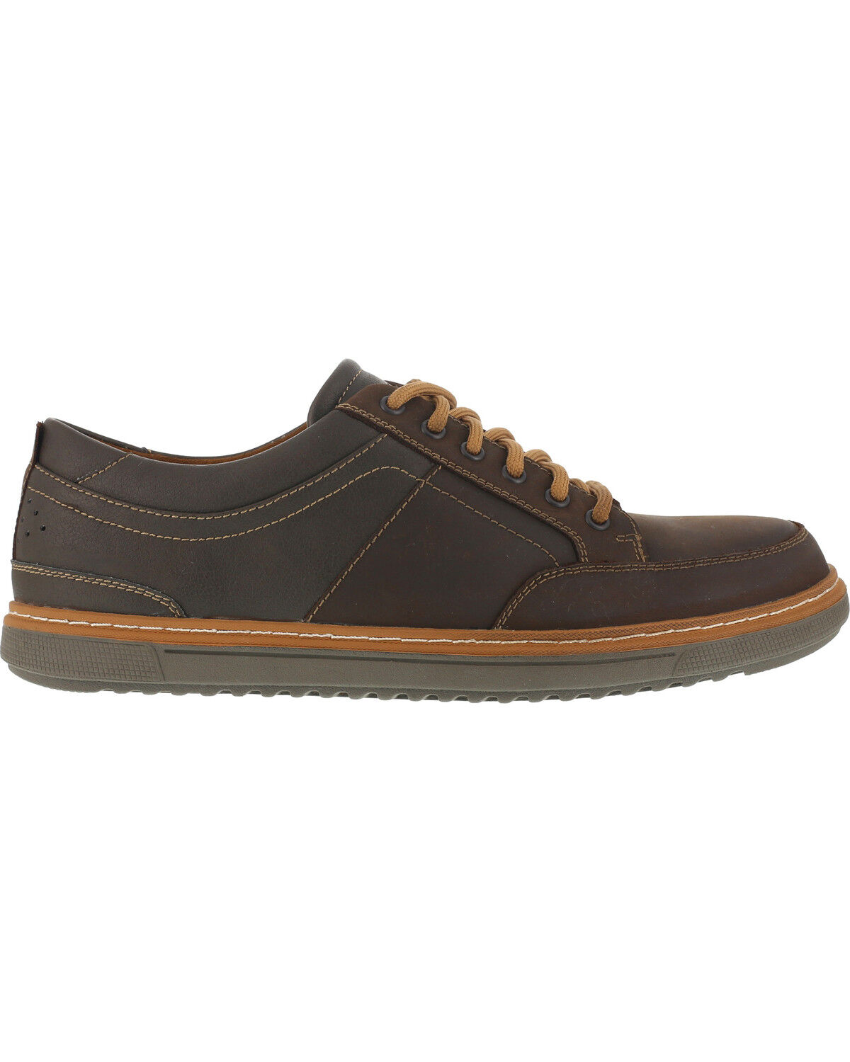 Image #3 - Florsheim Men's Gridley Casual Oxford Shoes - Steel Toe, Brown, hi-res