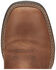 Justin Boys' Bowline Junior Western Boots - Broad Square Toe, Green/brown, hi-res