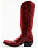 Idyllwind Women's Slay Exotic Python Western Boots - Snip Toe, Red, hi-res