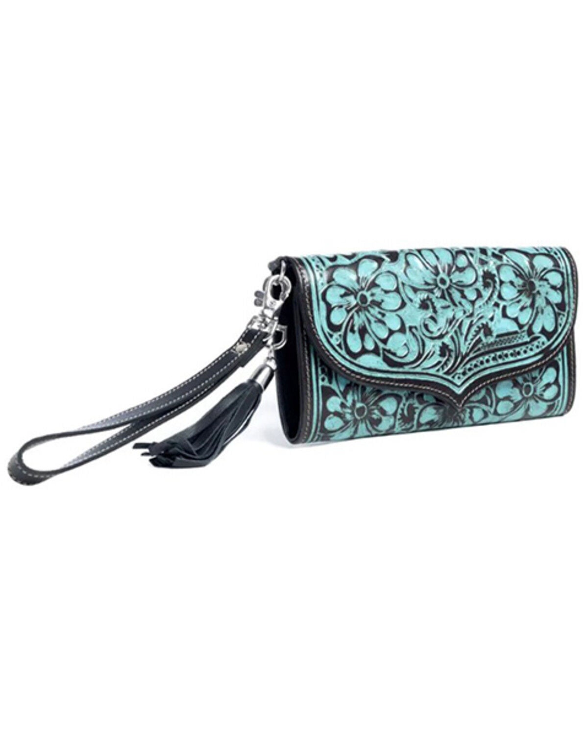 Image #1 - Myra Bag Women's Pinetop Canyon Deluxe Wallet, Turquoise, hi-res