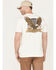 Image #1 - Thorogood Men's Freedom Eagle Short Sleeve Graphic Work T-Shirt, White, hi-res