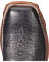 Tony Lama Men's Flat Cow Foot Western Boots - Square Toe, Black, hi-res