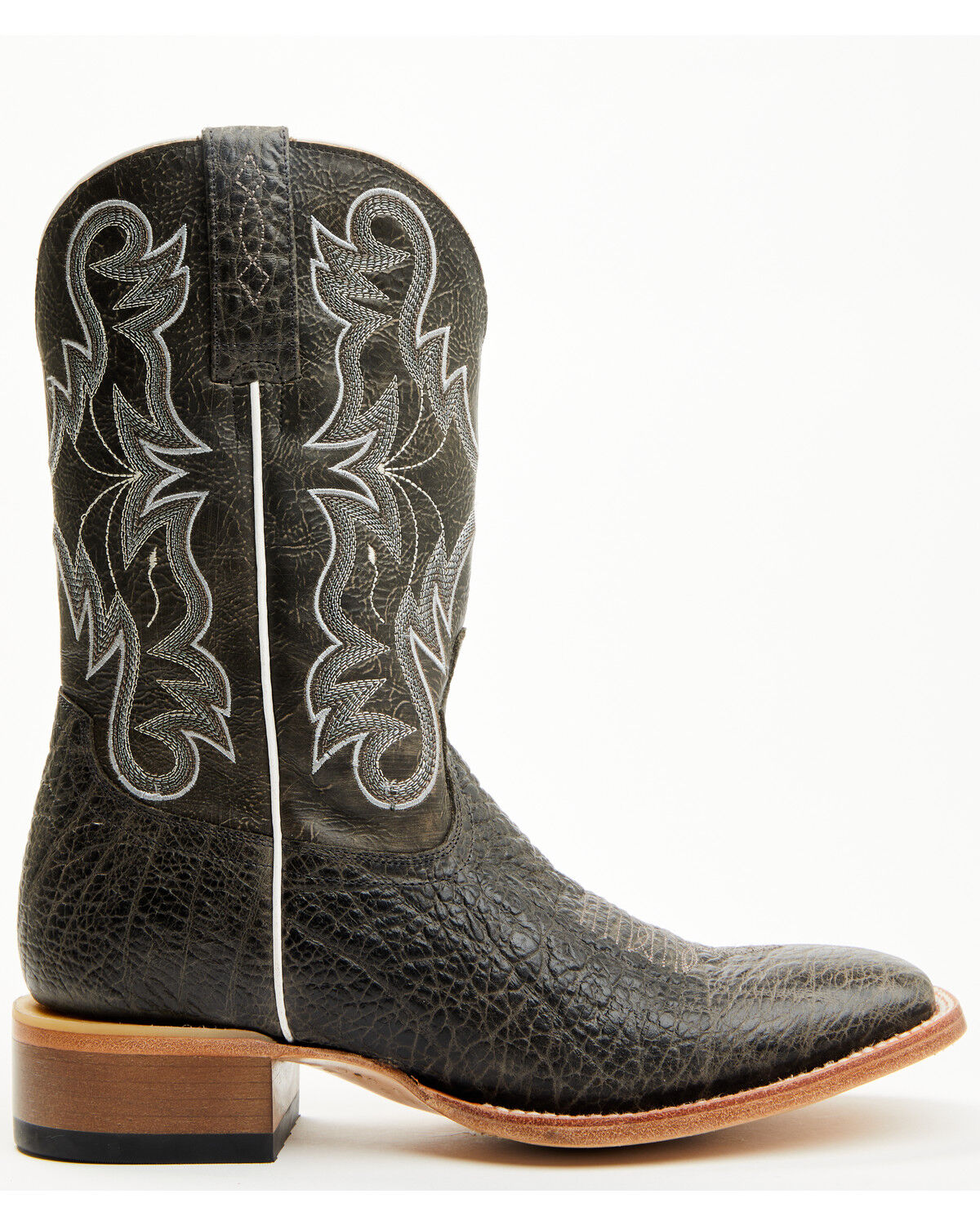 Image #2 - Cody James Men's Alton Western Boots - Broad Square Toe, Grey, hi-res