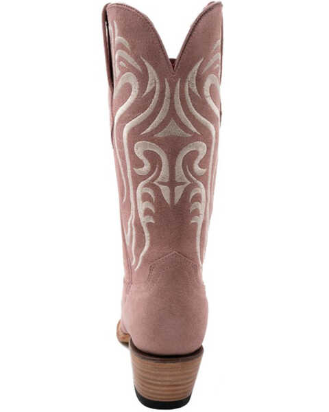 Image #5 - Ferrini Women's Belle Western Boots - Snip Toe , Pink, hi-res