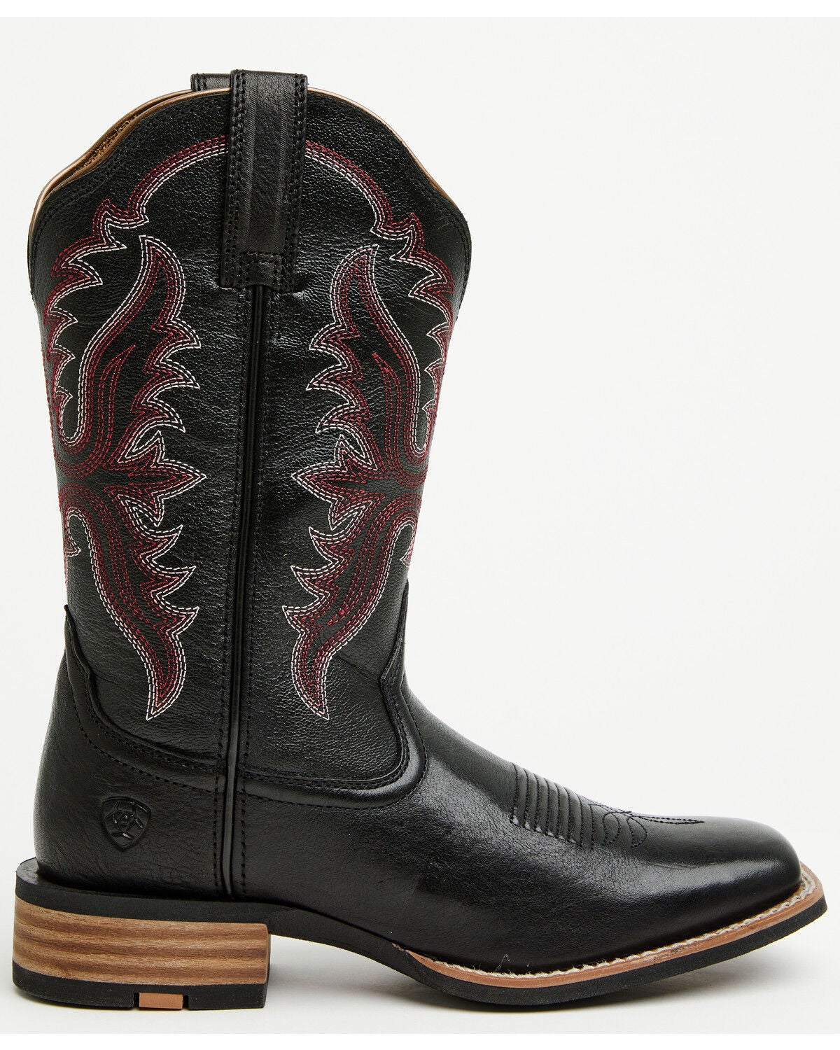 Image #3 - Ariat Women's Olena Performance Western Boots - Broad Square Toe, Black, hi-res