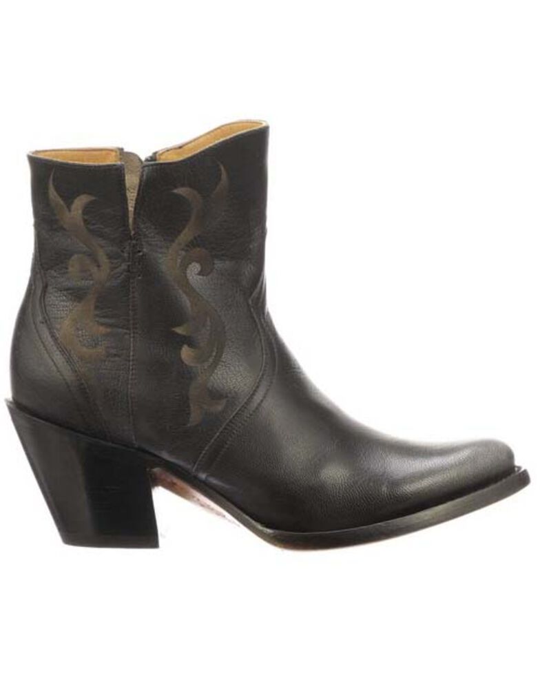 Lucchese Women's Alondra Fashion Booties - Round Toe, Black, hi-res