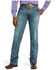 Image #1 - Ariat Men's M4 Low Rise Scoundrel Bootcut Jeans, Indigo, hi-res
