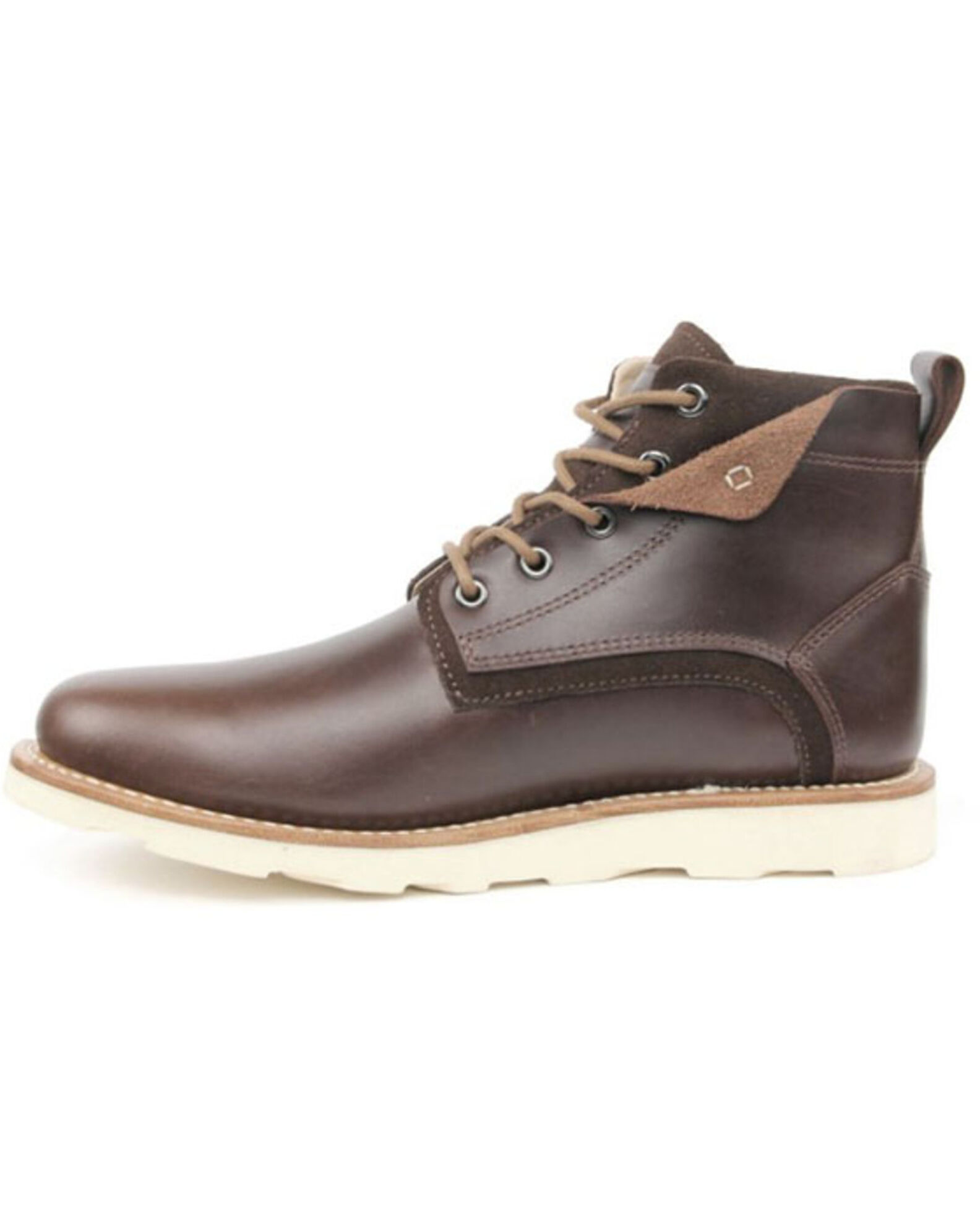 Image #3 - Superlamb Men's Makan Desert Boots - Round Toe, Black Cherry, hi-res