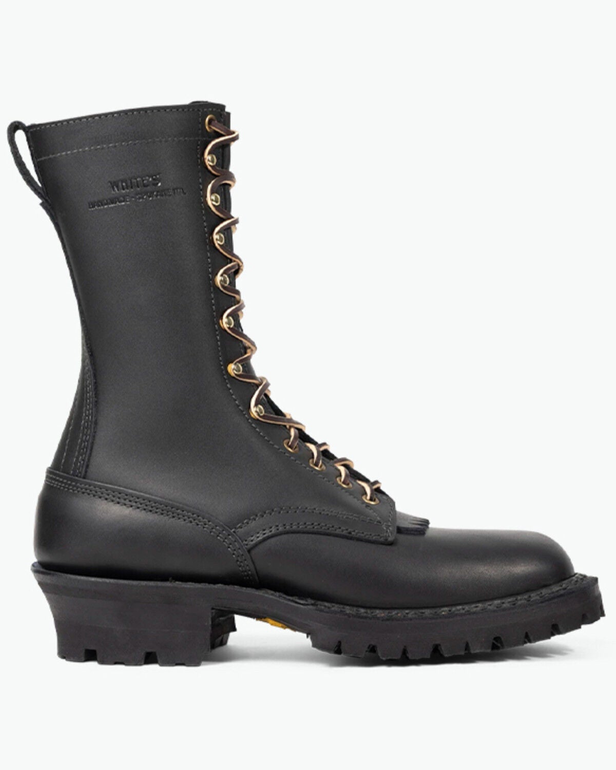 White's Boots Men's Original Smokejumper Work Boots - Soft Toe, Black, hi-res