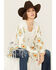 Image #1 - Miss Me Women's Crochet Kimono, Cream, hi-res