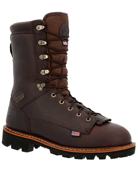 Rocky Men's Elk Stalker 400G Insulated Waterproof Boots - Round Toe , Brown, hi-res