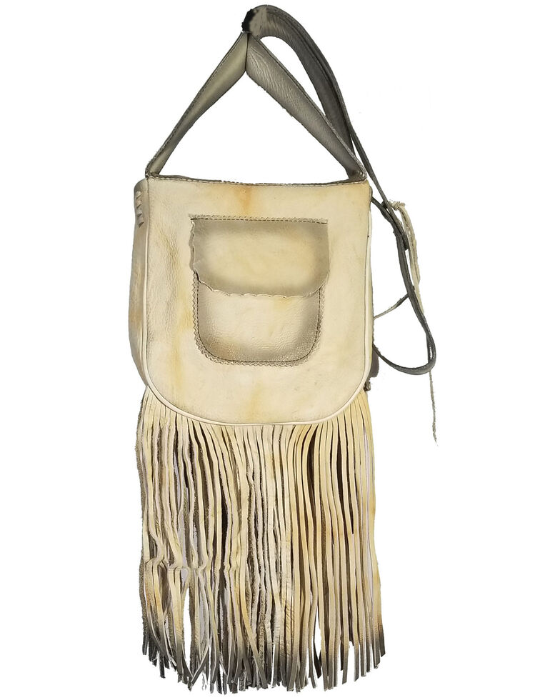 Kobler Leather Women's Ivory Painted Crossbody Bag, Ivory, hi-res