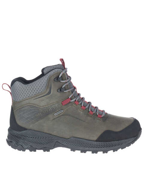 Merrell Men's Forestbound Waterproof Hiking Boots - Soft Toe, Grey, hi-res