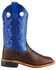 Cody James Boys' Thunder Western Boots - Square Toe, Oiled Rust, hi-res