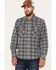 Brixton Men's Bowery Summer Weight Long Sleeve Button Down Shirt, Black, hi-res