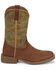 Image #2 - Justin Men's 11" Canter Western Boots - Broad Square Toe, Brown, hi-res