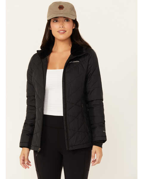 Columbia Women's Heavenly™ Hooded Jacket, Black, hi-res