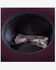 Image #5 - Larry Mahan Real 6X Felt Cowboy Hat, Black Cherry, hi-res