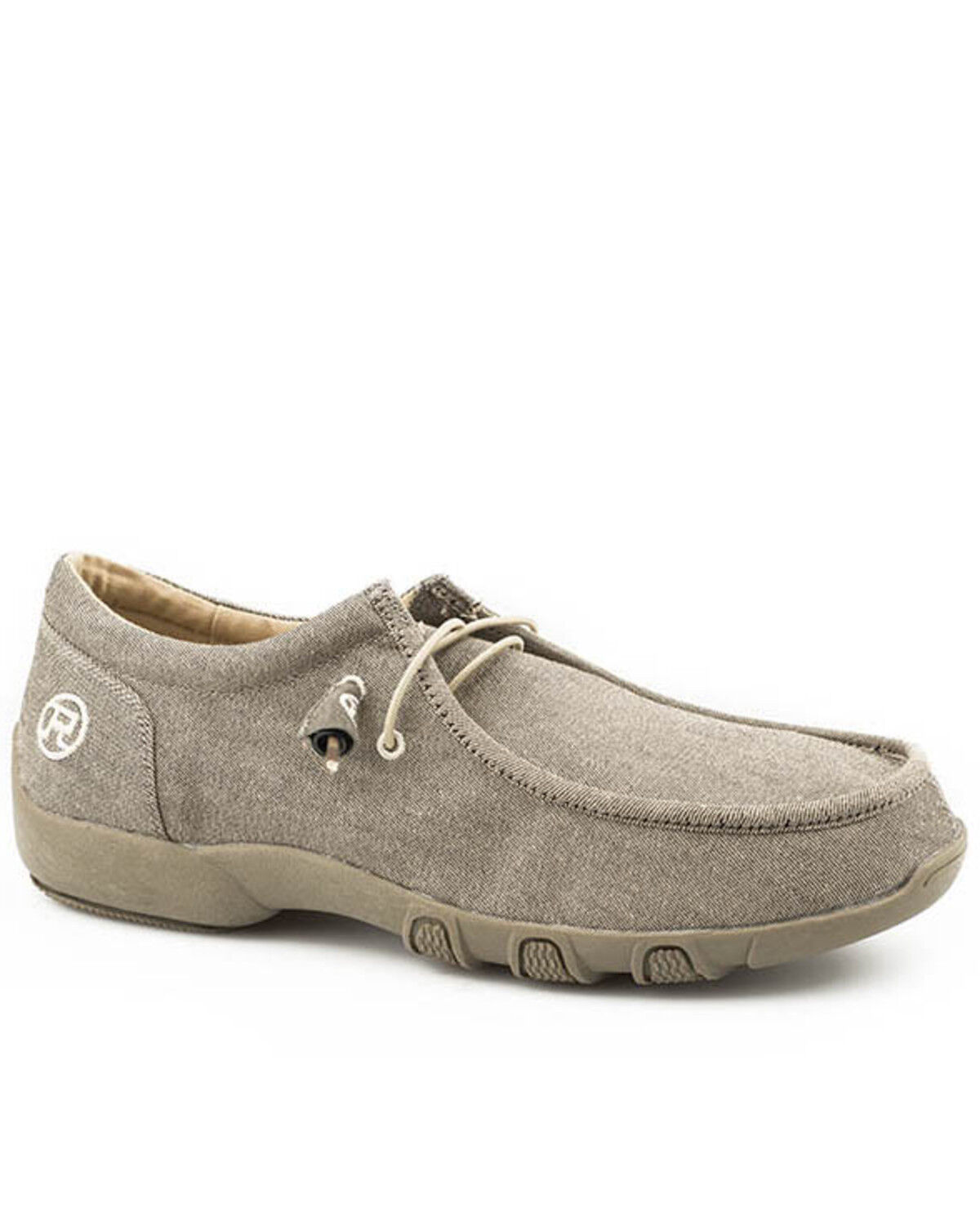Image #1 - Roper Men's Chillin Tan Shoes - Moc Toe, Tan, hi-res
