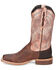 Image #3 - Tony Lama Women's Gabriella Western Boots - Square Toe , Brown, hi-res