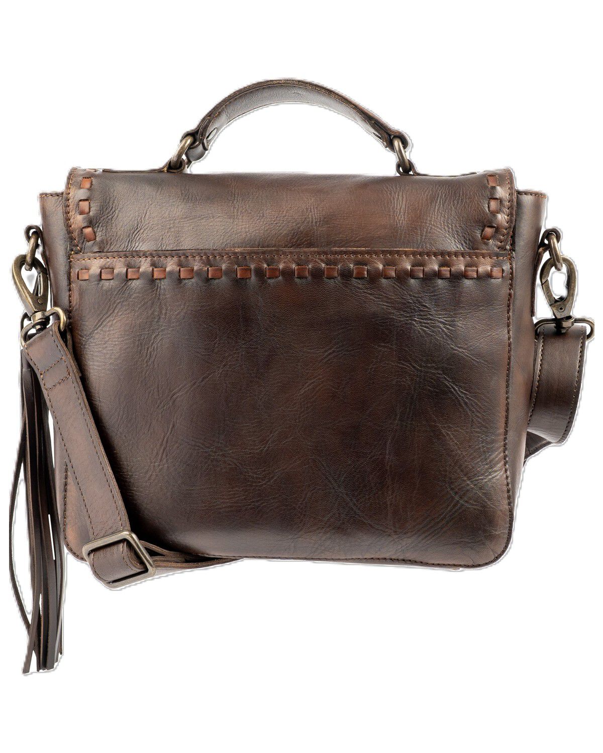 Image #2 - STS Ranchwear by Carroll Women's Bandera Dakota Crossbody Bag, Chocolate, hi-res