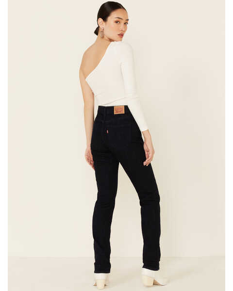 Image #2 - Levi’s Women's Classic Straight Fit Jeans, Indigo, hi-res