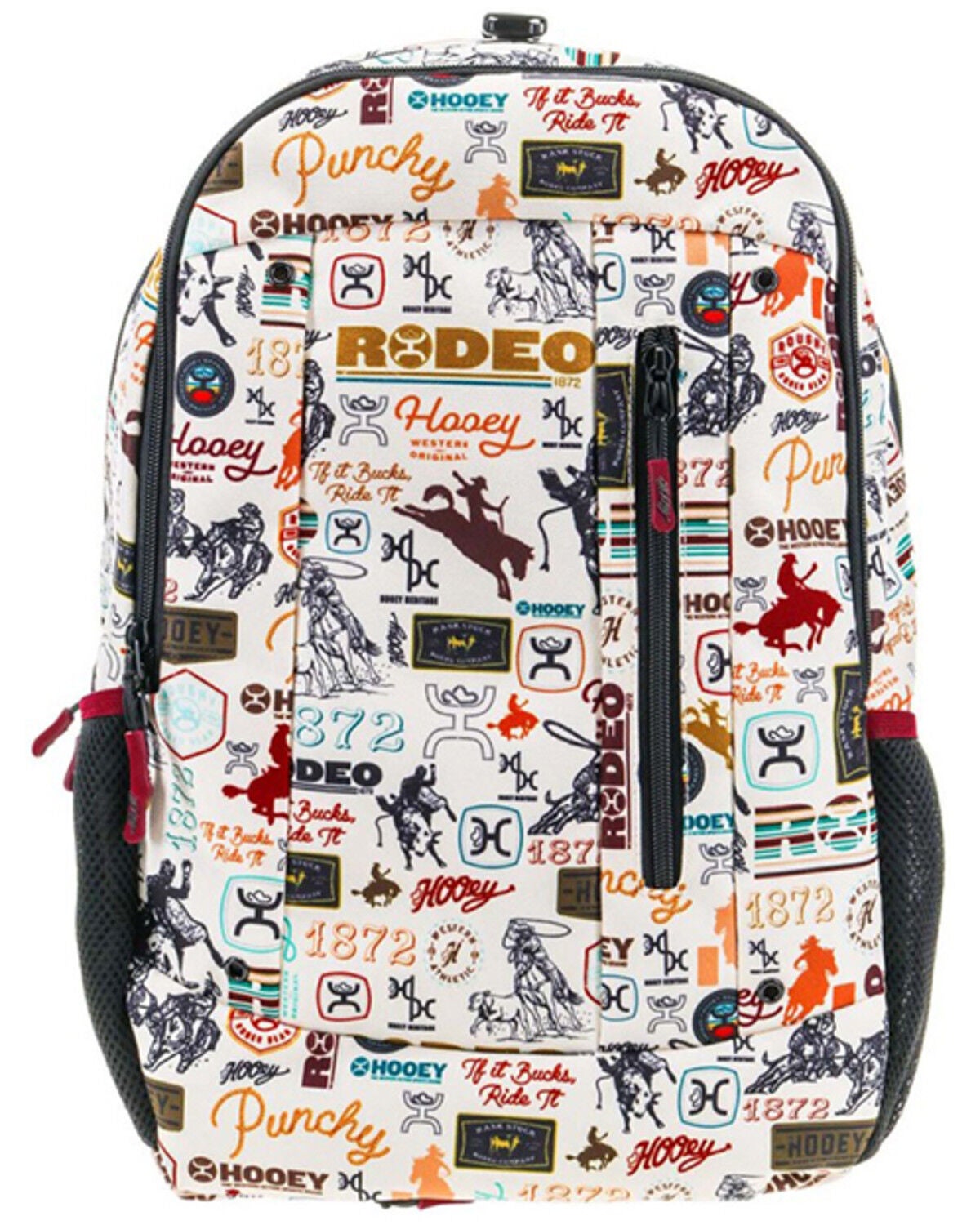 Hooey Men's Rockstar Rodeo Backpack, Cream, hi-res
