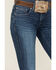 Image #2 - Ariat Women's Dark Wash Ariana Mid Rise Bootcut Stretch Denim Jeans, Dark Wash, hi-res