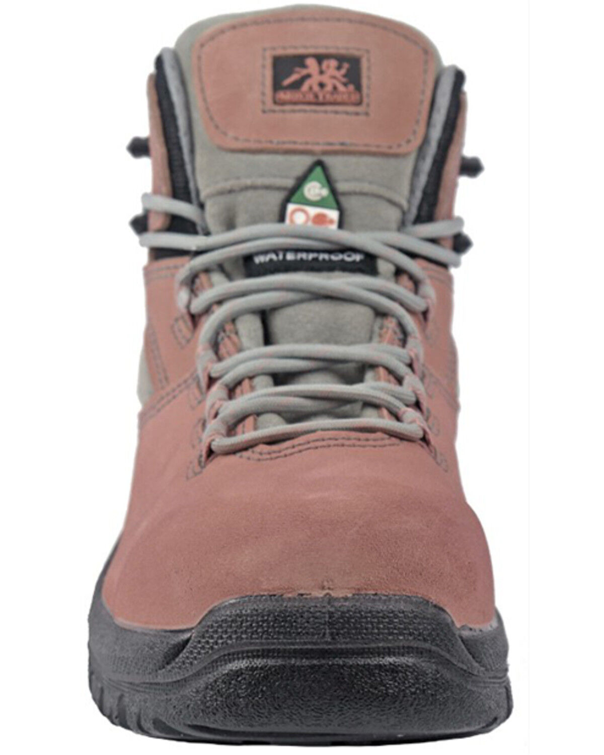 Image #4 - Moxie Trades Women's 6" Waterproof Work Boots - Composite Toe, Pink, hi-res