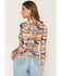 Image #4 - Blue B Women's Horse Print Mesh Long Sleeve Shirt, Multi, hi-res