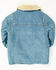 Image #3 - Urban Republic Toddler Boys' Sherpa Lined Denim Jacket, Blue, hi-res