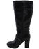 Image #4 - Milwaukee Leather Women's Platform Heel Studded Strap Boot - Round Toe, Black, hi-res