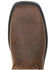Image #4 - Rocky Men's Worksmart Waterproof Western Work Boots - Composite Toe, Brown, hi-res