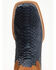 Image #6 - Tanner Mark Men's Exotic Python Western Boots - Broad Square Toe, Blue, hi-res