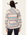 Image #4 - Outback Trading Co Women's Lorelei Southwestern Thunderbird Print Long Sleeve Snap Performance Shirt, Tan, hi-res
