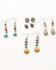 Image #1 - Shyanne Women's Retro Revival Earring Set - 5 Piece, Silver, hi-res