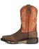 Ariat Boys' Earth Workhog Western Boots - Broad Square Toe, Earth, hi-res